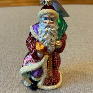 Christopher Radko Christmas Ornament Ol' Blue Eyes New with Tag